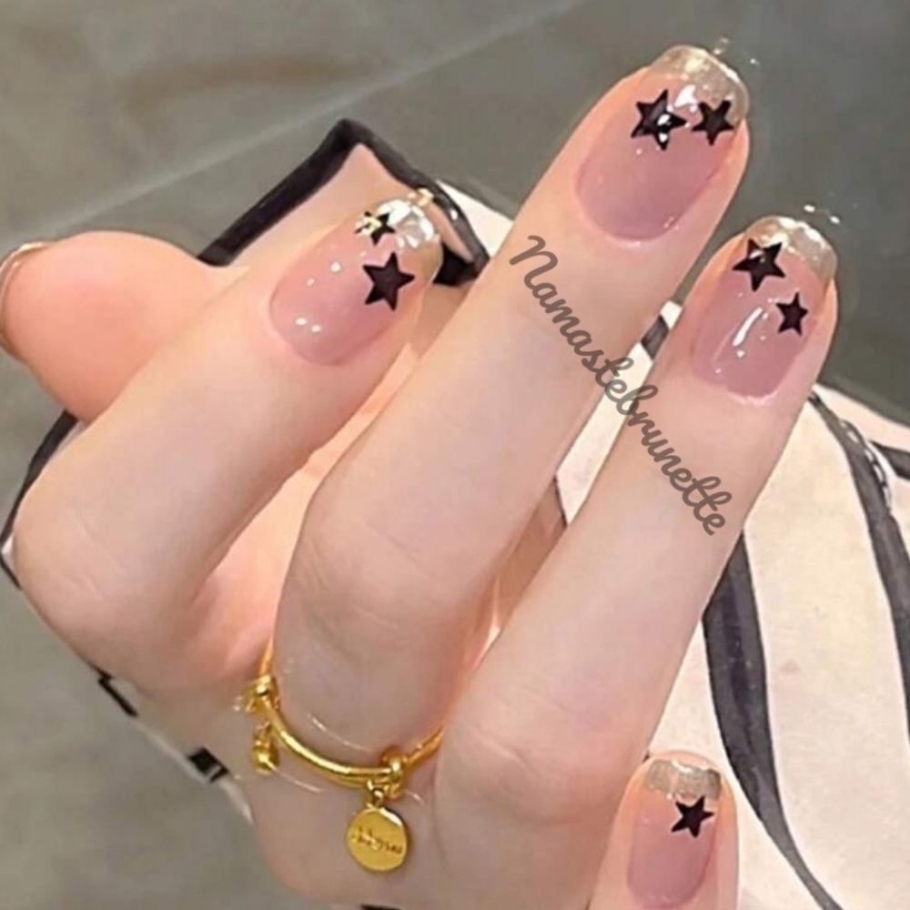 2/$16 Stars French Manicure Press On Nails